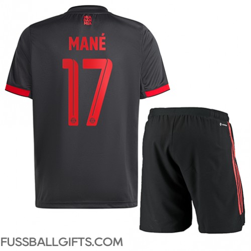Bayern Munich Sadio Mane #17 Fußballbekleidung 3rd trikot Kinder 2022-23 Kurzarm (+ kurze hosen)